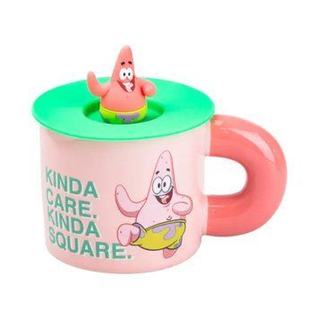 Чашка порцелянова з кришкою "Патрік Стар" 400 мл Patrick Star HP7216P JKI-HP7216P фото