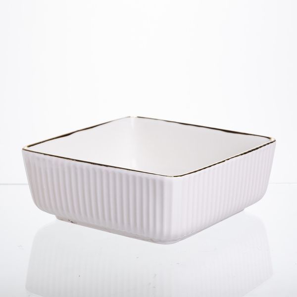 Салатниця порцелянова Casual 18*18 см Yiwu LB-1564G 12397 фото