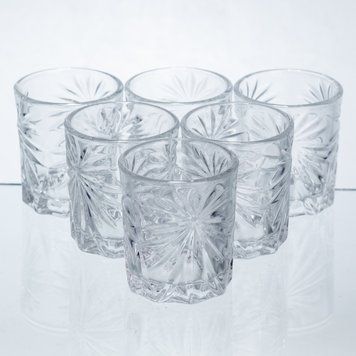 Набір чарок для міцних напоїв Shot glass 6 штук по 75 мл HP-17-36 10756 фото